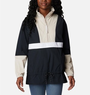 Columbia Boundless Trek Anorak Women's Windbreaker Black | NYSJML-071