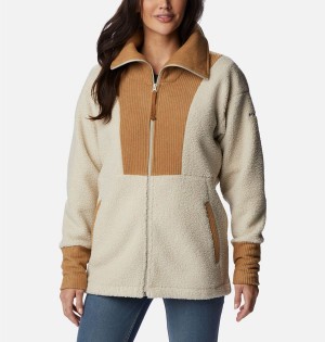 Columbia Boundless Trek Full Zip Women's Fleece Jacket Beige | SPANUC-604