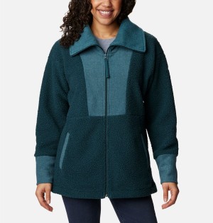 Columbia Boundless Trek Full Zip Women's Fleece Jacket Turquoise | HVAUGI-620