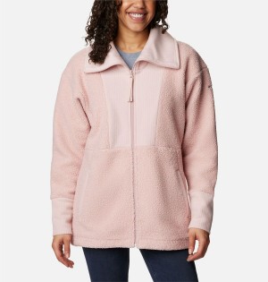 Columbia Boundless Trek Full Zip Women's Fleece Jacket Pink | WKQJPL-406