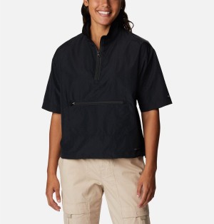 Columbia Boundless Trek Half Zip Women's Pullover Black | YLDXQS-205