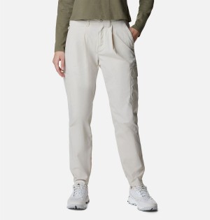 Columbia Boundless Trek Pleated Women's Pants White | KUAHYQ-956