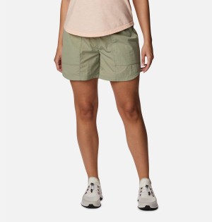 Columbia Boundless Trek Women's Shorts Green | NOSXAE-426