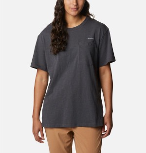 Columbia Break It Down Women's T-Shirt Black | AWDJIE-278