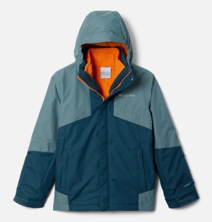 Columbia Bugaboo II Fleece Interchange Kids' Jacket Turquoise | BSRITJ-647