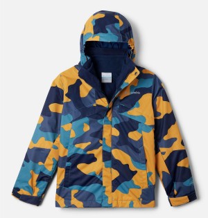 Columbia Bugaboo II Fleece Interchange Kids' Jacket Yellow | REUBTA-368