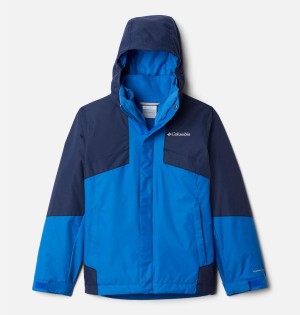 Columbia Bugaboo II Fleece Interchange Kids' Jacket Blue | WGEBYU-278