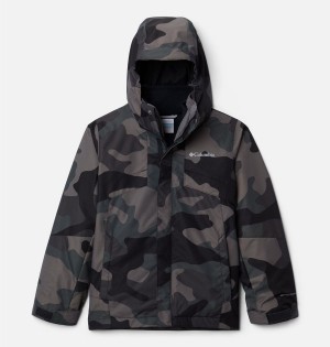 Columbia Bugaboo II Fleece Interchange Kids' Jacket Black | QGUVHX-498