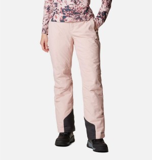 Columbia Bugaboo Omni Heat Insulated Ski Women's Pants Pink | HVYWLN-275