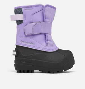 Columbia Bugaboot Celsius Strap Kids' Boots Purple | MBWDKQ-879
