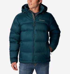 Columbia Bulo Point II Omni Heat Infinity Insulated Men's Puffer Jacket Green | QHGNAC-914
