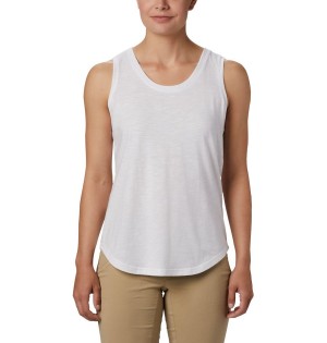 Columbia Cades Cape Women's Tank Top White | CMFPOI-376