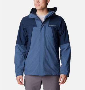 Columbia Canyon Meadows Omni Heat Infinity Interchange Insulated Men's Puffer Jacket Blue | ZTLIYV-624