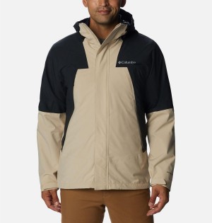 Columbia Canyon Meadows Omni Heat Infinity Interchange Insulated Men's Puffer Jacket Khaki | NVRUIO-063