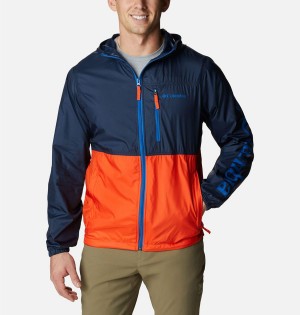 Columbia Carbon Hill Packable Men's Windbreaker Navy | RIUQJH-920