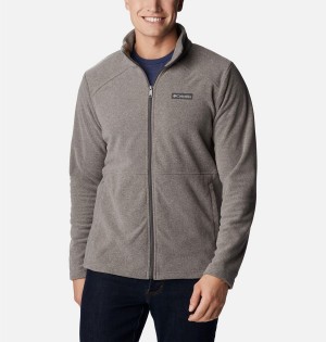 Columbia Castle Dale Full Zip Men's Fleece Jacket Grey | LIKSTN-593