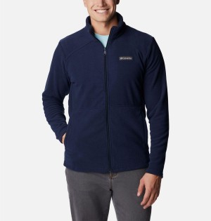 Columbia Castle Dale Full Zip Men's Fleece Jacket Navy | WUABTG-867