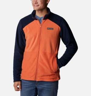 Columbia Castle Dale Full Zip Men's Fleece Jacket Orange | BTMERS-561