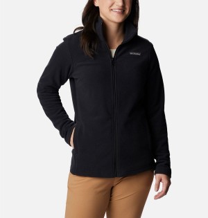 Columbia Castle Dale Full Zip Women's Fleece Jacket Black | UOXPAF-831