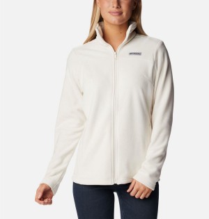Columbia Castle Dale Full Zip Women's Fleece Jacket White | QJAOXI-342