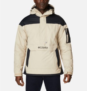 Columbia Challenger Anorak Insulated Men's Puffer Jacket Khaki | IJKGVH-592
