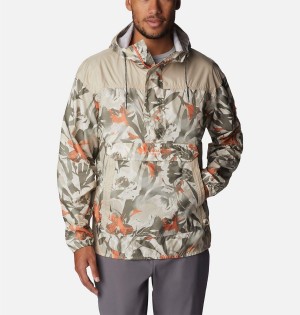 Columbia Challenger Men's Windbreaker Khaki | YOHWGU-507