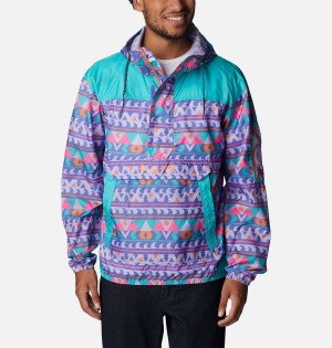 Columbia Challenger Men's Windbreaker Purple | JUOYBL-679