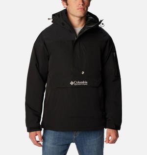Columbia Challenger Remastered Pullover Insulated Men's Puffer Jacket Black | FSMIZR-140