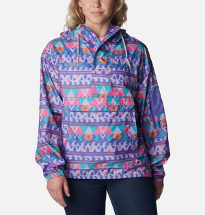 Columbia Challenger Women's Windbreaker Purple | MTPOYD-605