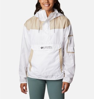 Columbia Challenger Women's Windbreaker White | LEDHKV-643