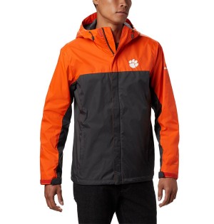 Columbia Collegiate Glennaker Storm - Clemson Men's Rain Jacket Navy | DSOXHI-396
