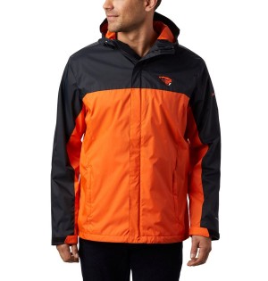 Columbia Collegiate Glennaker Storm - Oregon State Men's Rain Jacket Orange | CVUZOM-045