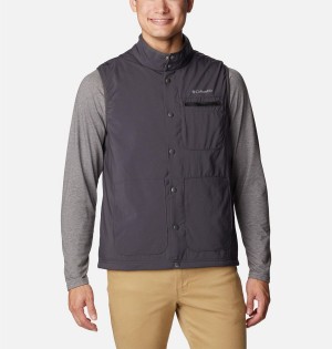 Columbia Coral Ridge Men's Vest Grey | PXFQAC-369