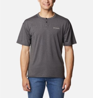 Columbia Coral Ridge Performance Short Sleeve Men's T-Shirt Grey | BCGMJW-732