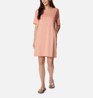 Columbia Coral Ridge Women's Dress Pink | OHDLIG-680