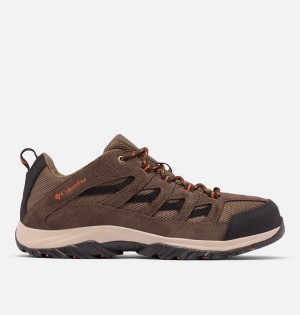 Columbia Crestwood Men's Hiking Shoes Brown | KGFNUW-284