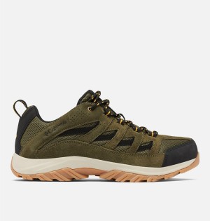 Columbia Crestwood Men's Hiking Shoes Olive | LPGEYX-791