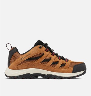 Columbia Crestwood Waterproof Men's Hiking Shoes Brown | EMCAKW-087