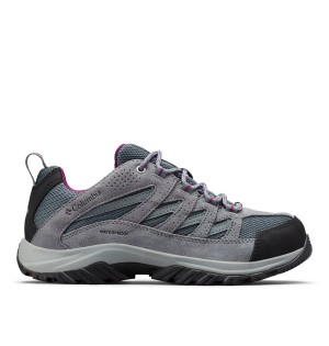 Columbia Crestwood Waterproof Women's Hiking Shoes Grey | SNWZBR-105