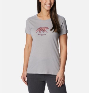 Columbia Daisy Days Graphic Women's T-Shirt Grey | SHFLJX-831