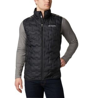 Columbia Delta Ridge Down Men's Vest Black | ORIXDC-325