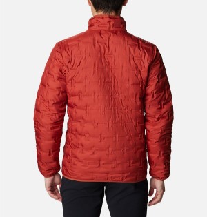 Columbia Delta Ridge Insulated Men's Puffer Jacket Red | CQDKGP-926