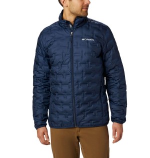 Columbia Delta Ridge Insulated Men's Puffer Jacket Navy | XHSDPR-160