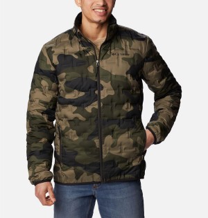 Columbia Delta Ridge Insulated Men's Puffer Jacket Green | NUYLCO-083