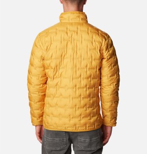 Columbia Delta Ridge Insulated Men's Puffer Jacket Yellow | BZCLPV-280