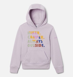 Columbia Dragonfly Ridge Kids' Hoodie Purple | BGJFWN-861