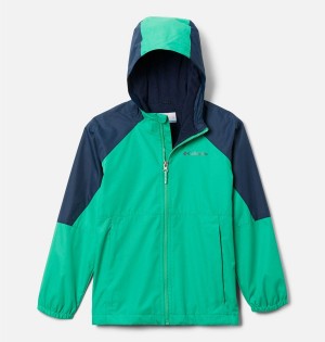 Columbia Endless Explorer Kids' Jacket Green | JWXZMO-592