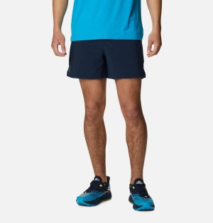 Columbia Endless Trail 2-in-1 Men's Shorts Navy | NJBDUL-528