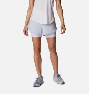 Columbia Endless Trail 2-in-1 Women's Shorts Grey | KLDORT-817