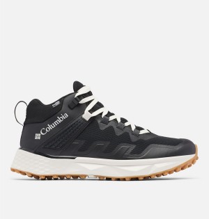 Columbia Facet 75 Mid OutDry Men's Sneakers Black | XRESKI-753